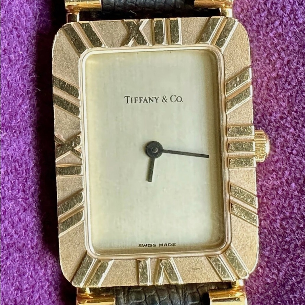 18k Tiffany and co. Atlas wrist watch - Picture 2 of 10